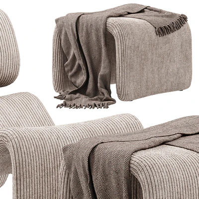 Artilleriet - Etcetera Lounge, Easy Chair and Footstool — Вид 4