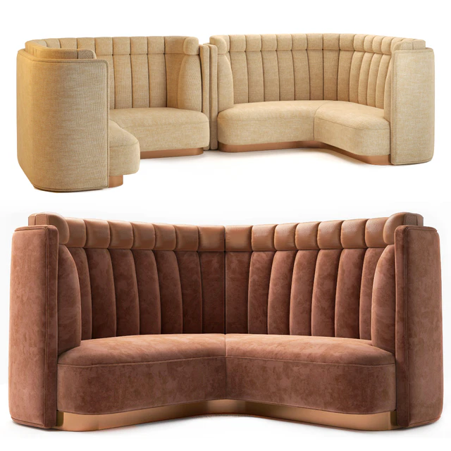 D4 restaurant sofa — Descargar
