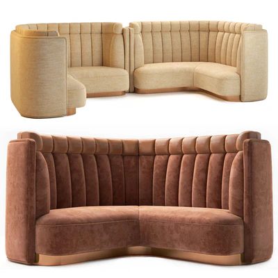 D4 restaurant sofa — Ver 1