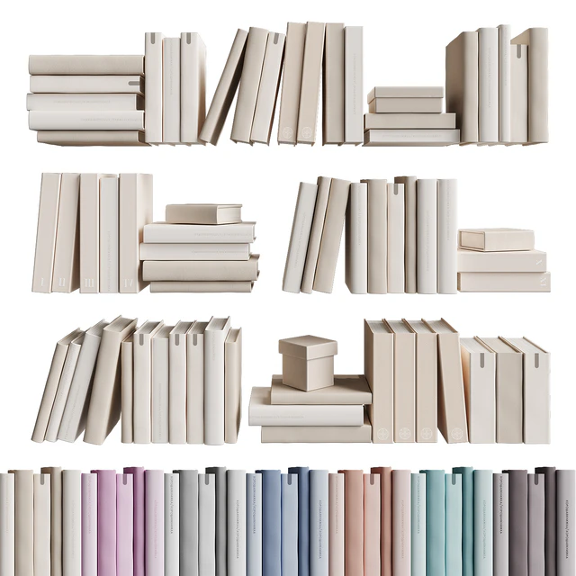7colors monochrome books set — Descargar