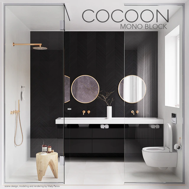 COCOON MONO BLOCK (corona PBR, vray GGX) — Скачать