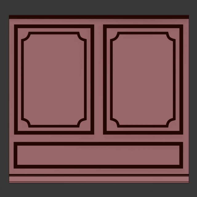 Стеновая панель - гипсовая лепнина — Скачать