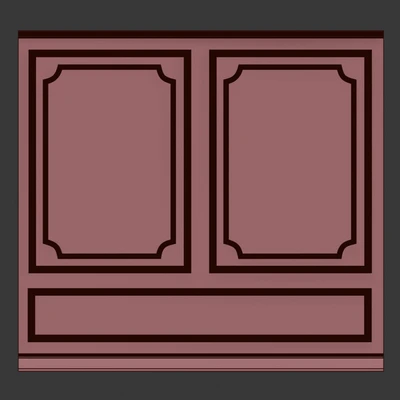 Стеновая панель - гипсовая лепнина — Вид 2