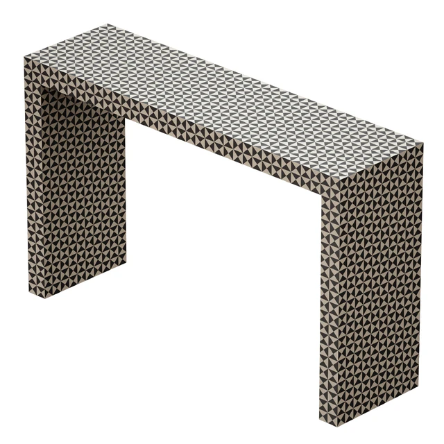 Консоль Intarsia Black Console Table (Crate and Barrel) — Скачать