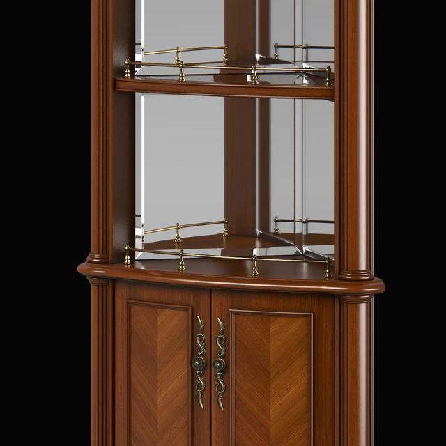 2617800 230 1 Carpenter Open top High corner cabinet 547x547x2155 — Скачать