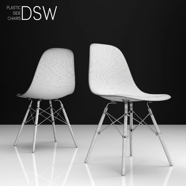 Eames DSW plastic side chair — Скачать