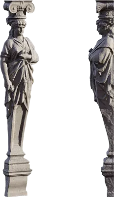 decorative statue pillar 002 — Скачать