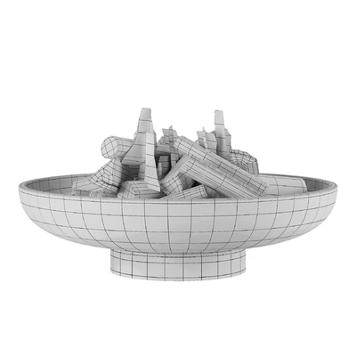 CB2 Form Cement Fire Pit — Ver 2