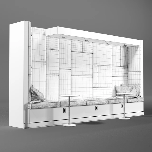 Restaurant And Office Lobi Seating-2 — Скачать
