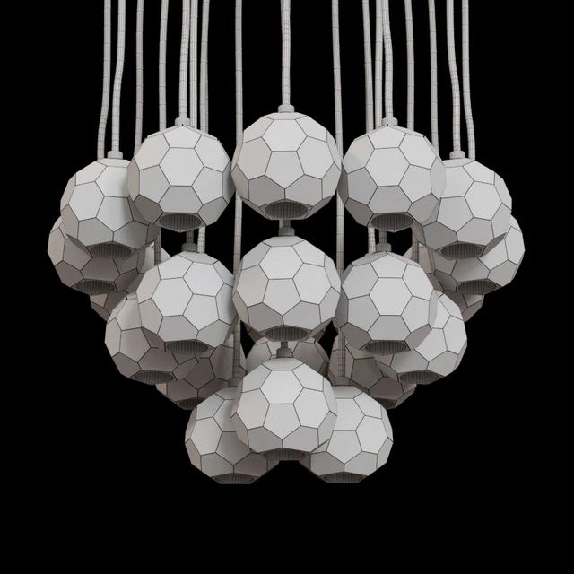 Restoration Hardware BOULE DE CRISTAL ROUND CLUSTER 24 Nickel — Descargar