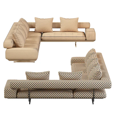Wing corner sofa — Ver 4