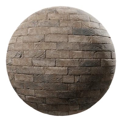 dark rusticated brick wall texture — скачать