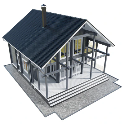 Log cottage 2 — Ver 4