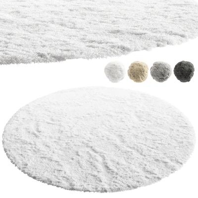 nuLoom Shaggy Area Round Rug (4 colors) — Ver 1
