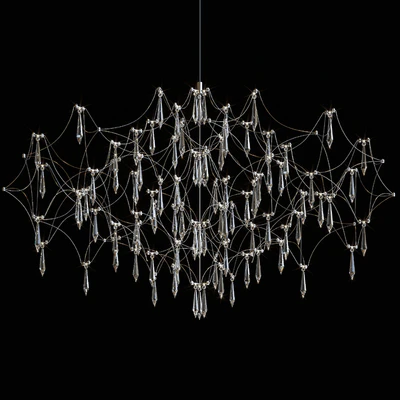 Crystal modern chandelier for living room — Ver 4