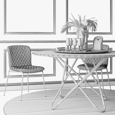 Calligaris Love chair Stellar table set — Вид 3