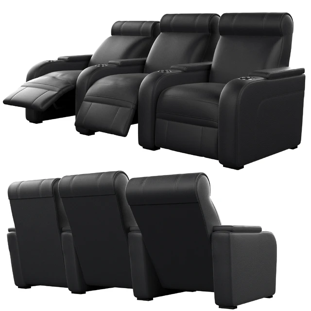 Modular cinema seat 3 positions — Descargar