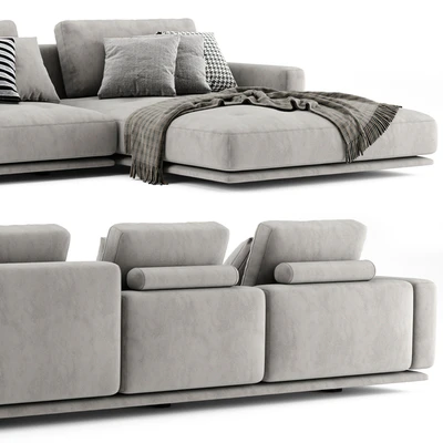 Zanotta shiki chaise longue sofa — Ver 3