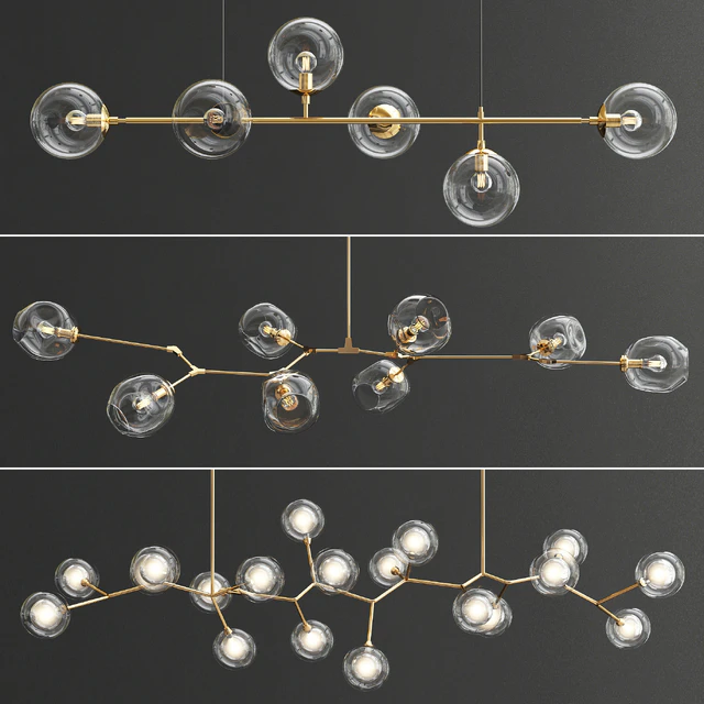 Collection branching chandeliers — Скачать