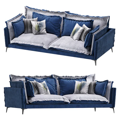 Arketipo Auto Reverse 2 Seater Velvet Sofa — Ver 1