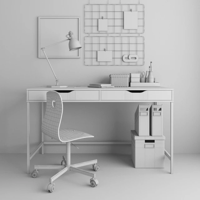 model ikea workspace — Скачать