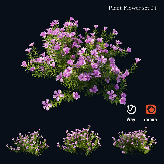 Plant Flower set 01 — Descargar