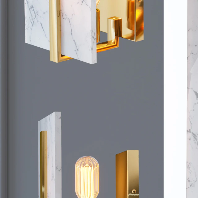 Marble square Wall Lamp — Descargar