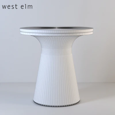 Marble Topped Pedestal Side Table — Вид 2