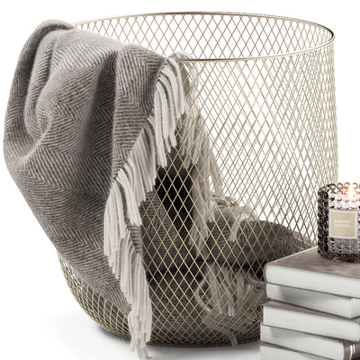 METAL BASKET DECOR 07 — Ver 3