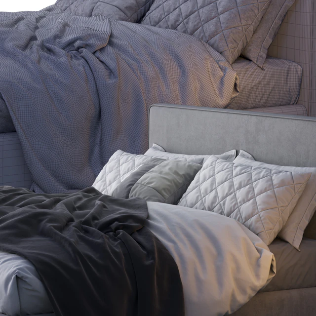 Meridiani Bed Stone Plus — Descargar
