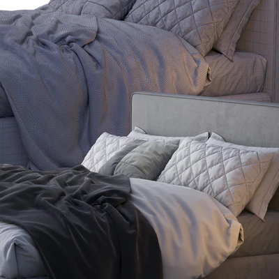 Meridiani Bed Stone Plus — Ver 3