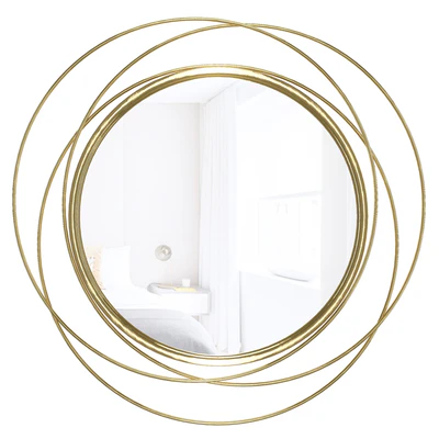 Glam Distressed Accent Mirror — Ver 1