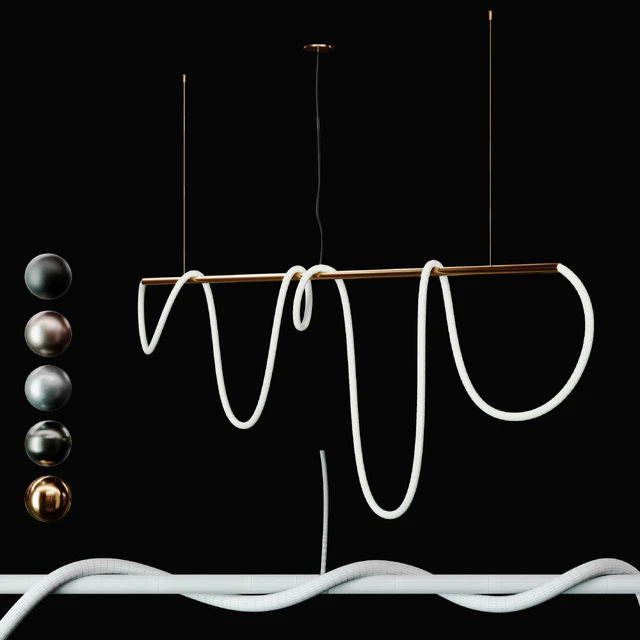 3Luke Lamp Pendant light  Tracer Bar 2(8 ft) | 3lights || 5mat | — Descargar
