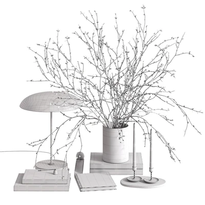 Decorative set with Solstice Ore Table Lamp — Вид 3