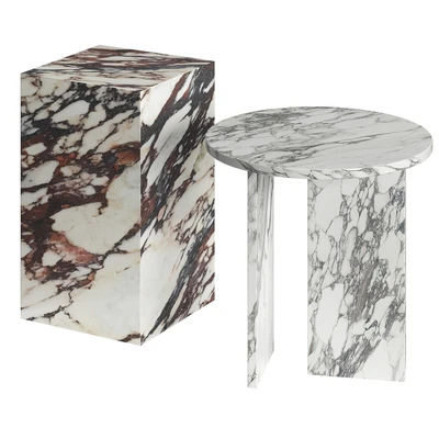Marble Side Tables 1 by Harpers Project — Ver 1
