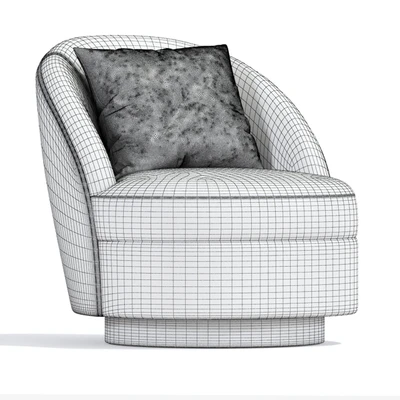 Axel Swivel Arm Chair — Ver 3