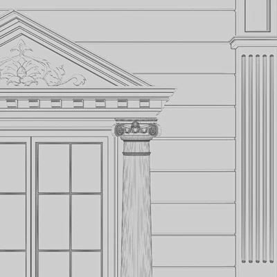 Классический элемент фасада — Вид 4