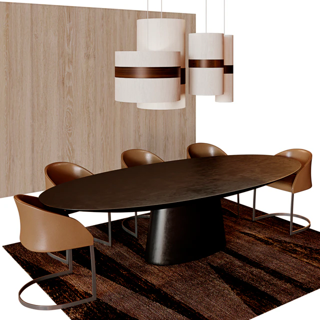 Emmemobili Ufo table 3,0 m х 1,3 m the black — Descargar