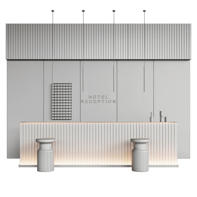 Stone natural hotel reception — Descargar