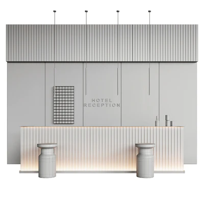 Stone natural hotel reception — Ver 2