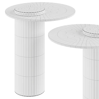 Round Terrazzo Base | Side Table — Вид 2
