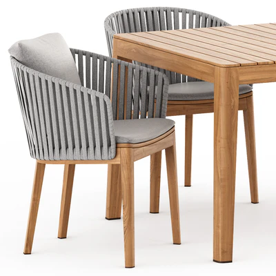 MOOD Chair, MOOD Table by Tribu — Вид 3