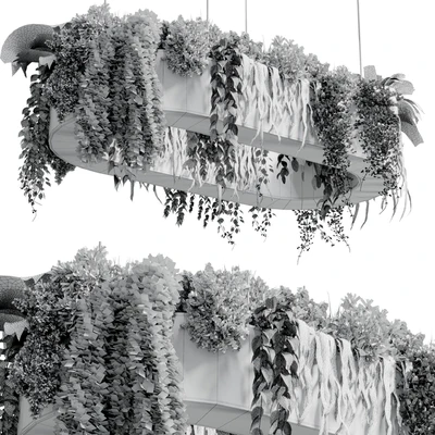pot light - pendant plant light hanging 06 corona — Ver 4