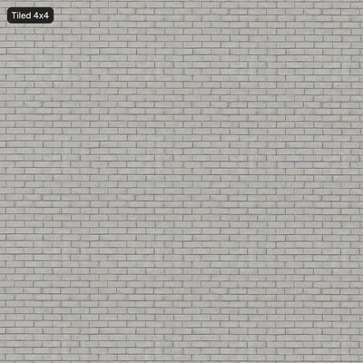 slim concrete block wall texture white — View 5