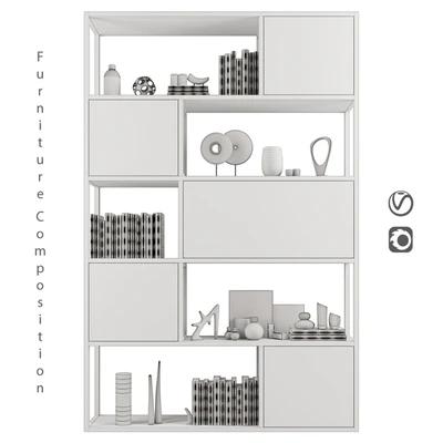 Furniture Composition | 233 | Шкаф — Вид 2