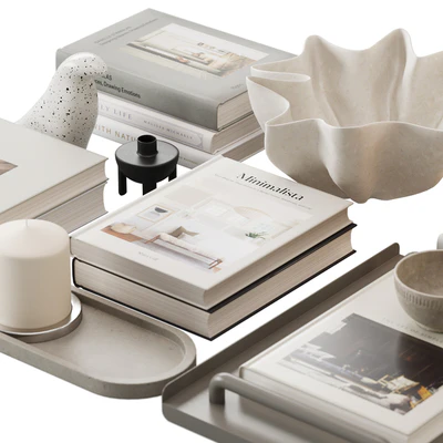 Decorative set with books — Ver 3