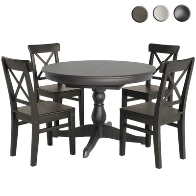 IKEA INGOLF chair and INGATORP sliding table — View 1