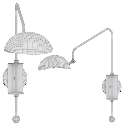 Restoration Hardware CONVESSI SCONCE 23 Nickel — Ver 2
