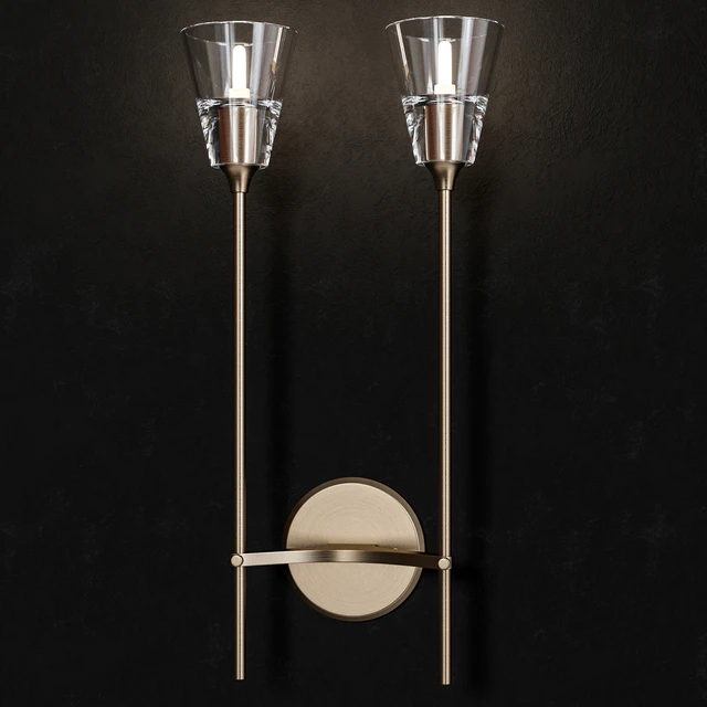 TORCHE DE VERRE DOUBLE SCONCE — Скачать