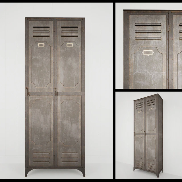 Industrial Vintage Gym Locker — Descargar